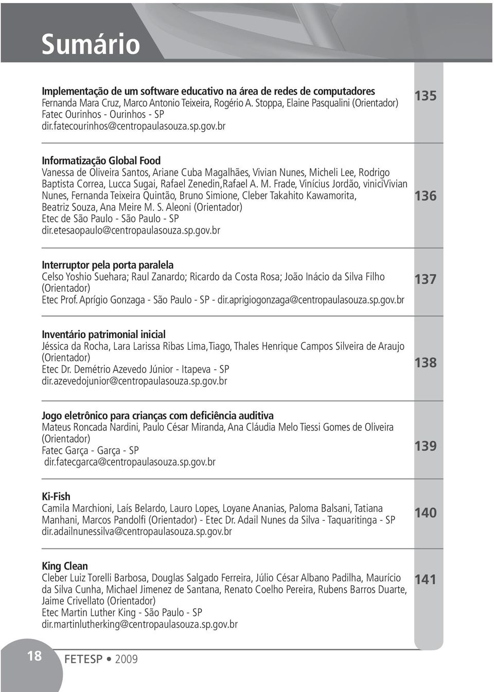 br 135 Informatização Global Food Vanessa de Oliveira Santos, Ariane Cuba Ma