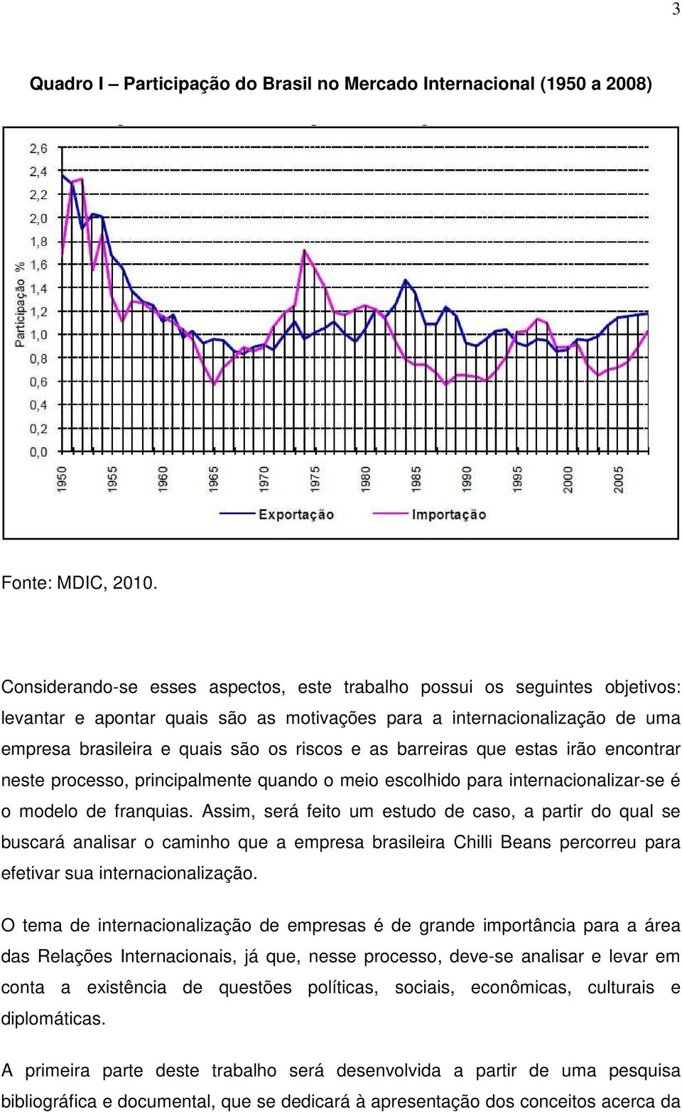 barreiras que estas irão encontrar neste processo, principalmente quando o meio escolhido para internacionalizar-se é o modelo de franquias.