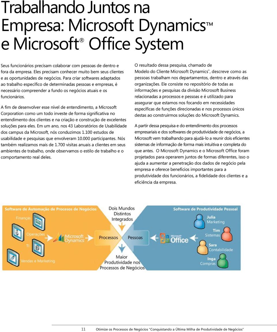 Para criar softwares adaptados ao trabalho específico de determinadas pessoas e empresas, é necessário compreender a fundo os negócios atuais e os funcionários.