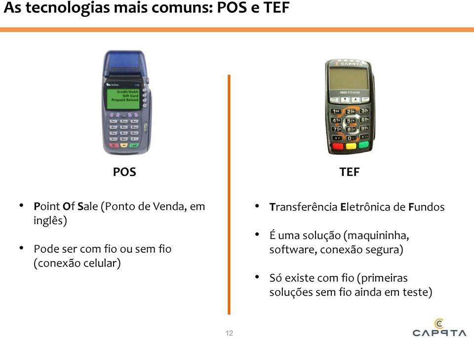 Transferência Eletrônica de Fundos É uma solução (maquininha, software,