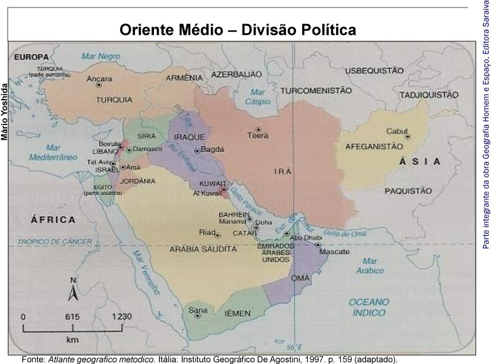 Política Fonte: Atlante geografico metodico.