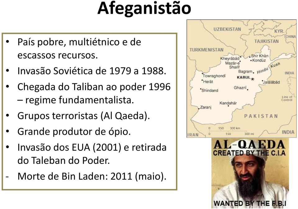 Chegada do Taliban ao poder 1996 regime fundamentalista.