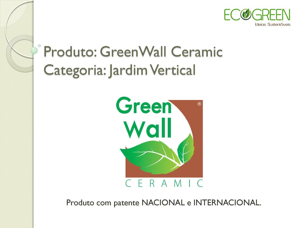 Jardim Vertical Produto