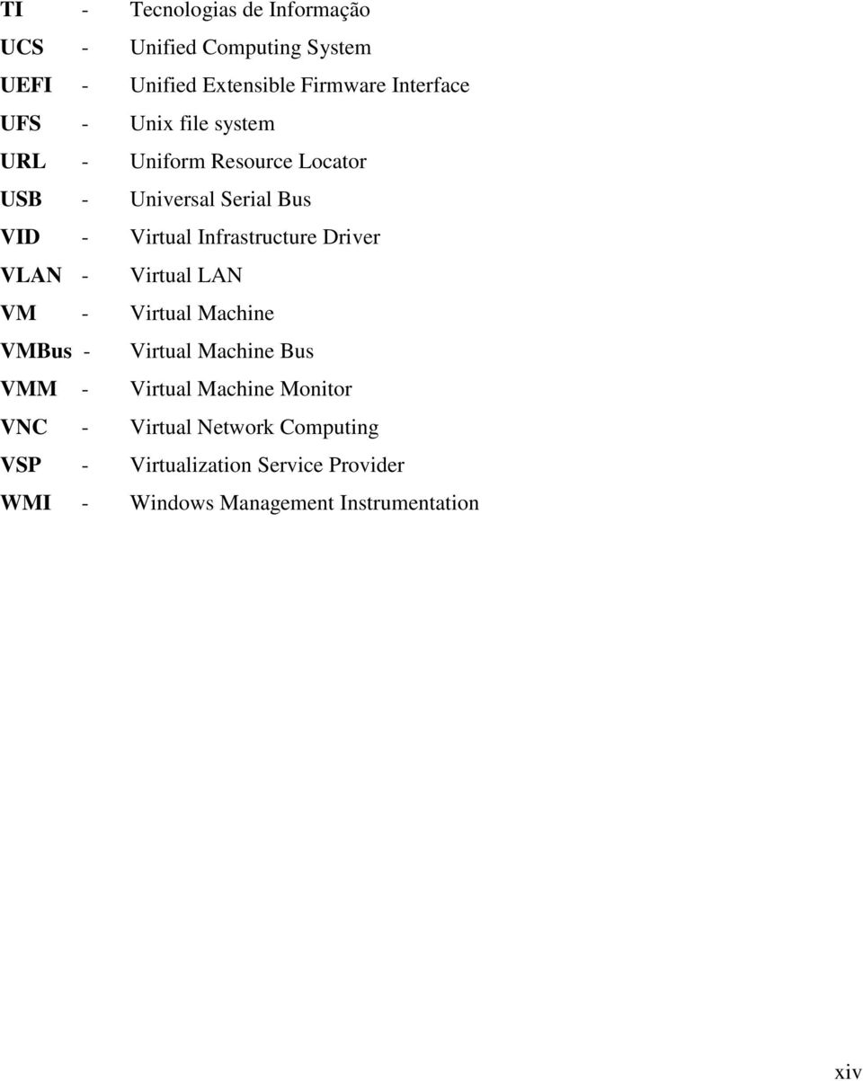 Infrastructure Driver VLAN - Virtual LAN VM - Virtual Machine VMBus - Virtual Machine Bus VMM - Virtual