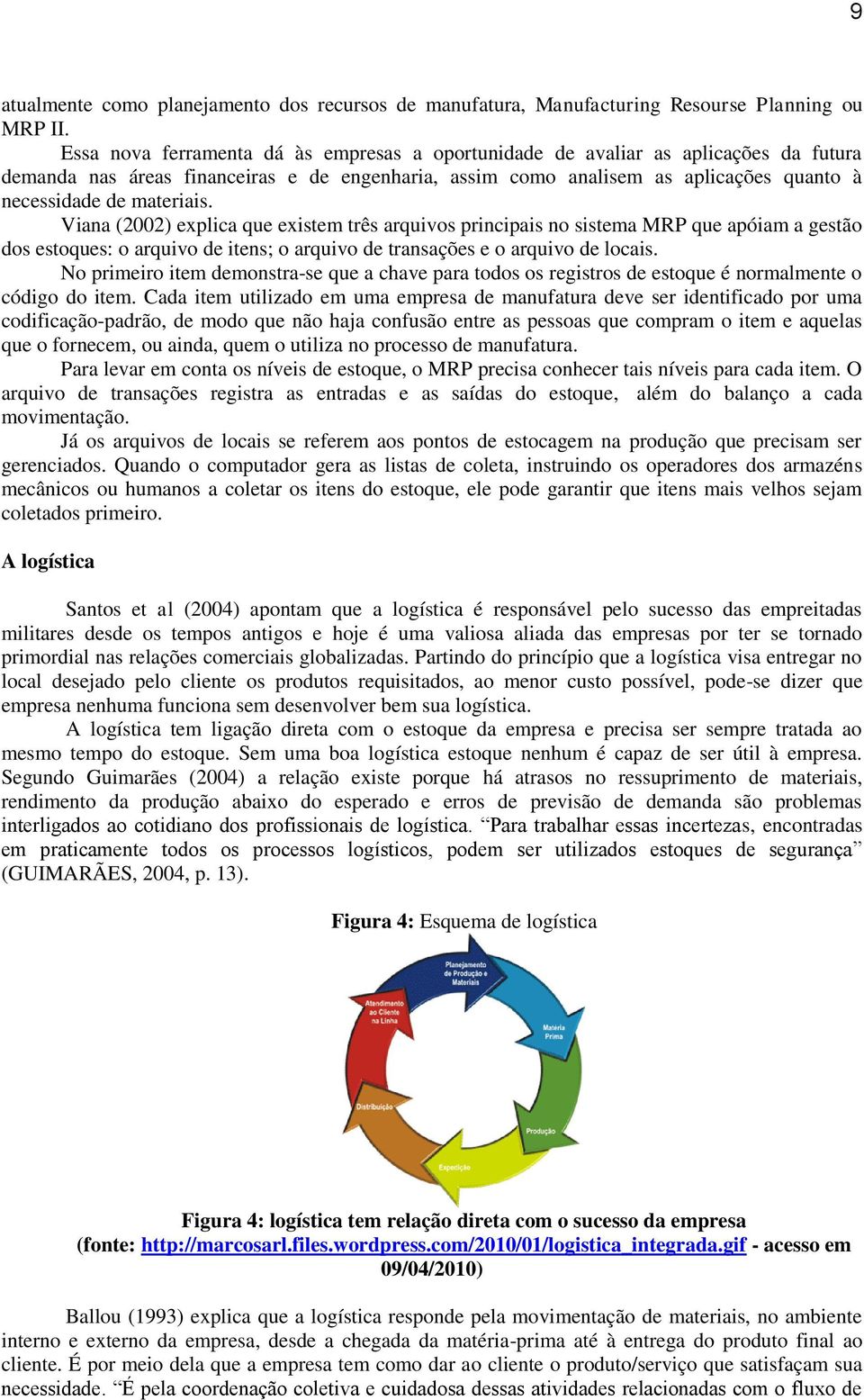 materiais. Viana (2002) explica que existem três arquivos principais no sistema MRP que apóiam a gestão dos estoques: o arquivo de itens; o arquivo de transações e o arquivo de locais.