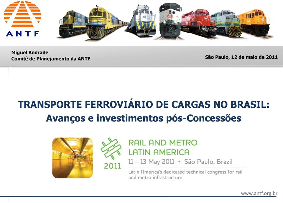 TRANSPORTE FERROVIÁRIO DE CARGAS NO BRASIL: