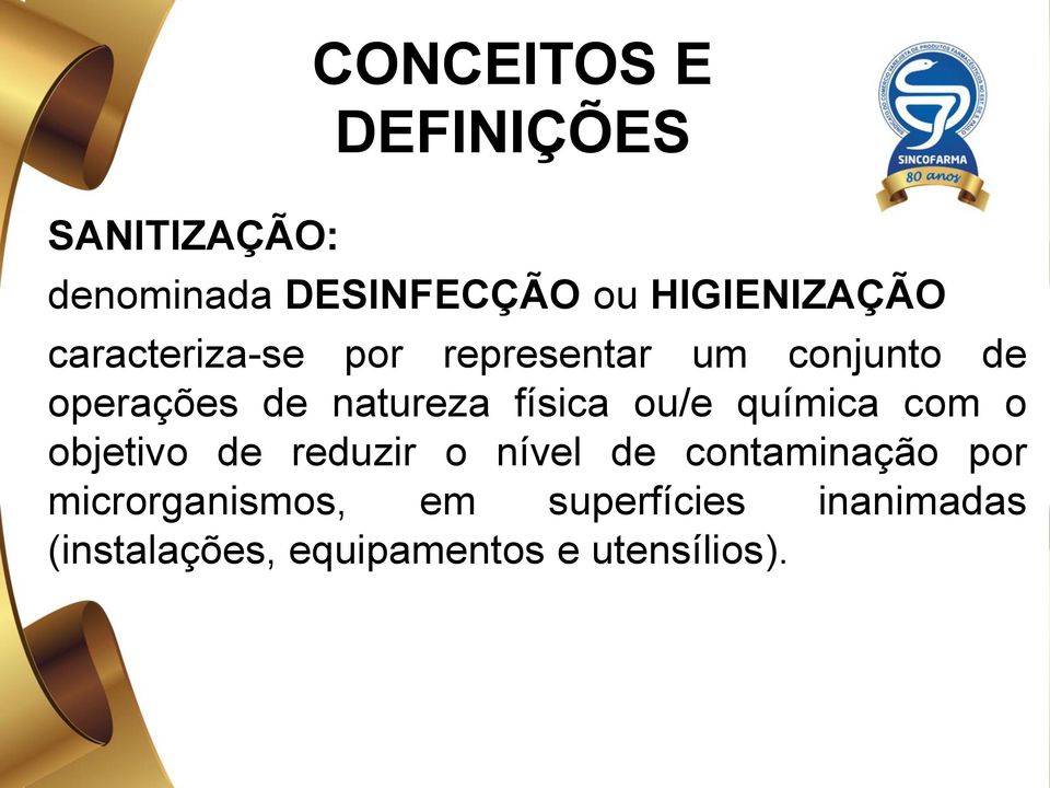 ou/e química com o objetivo de reduzir o nível de contaminação por