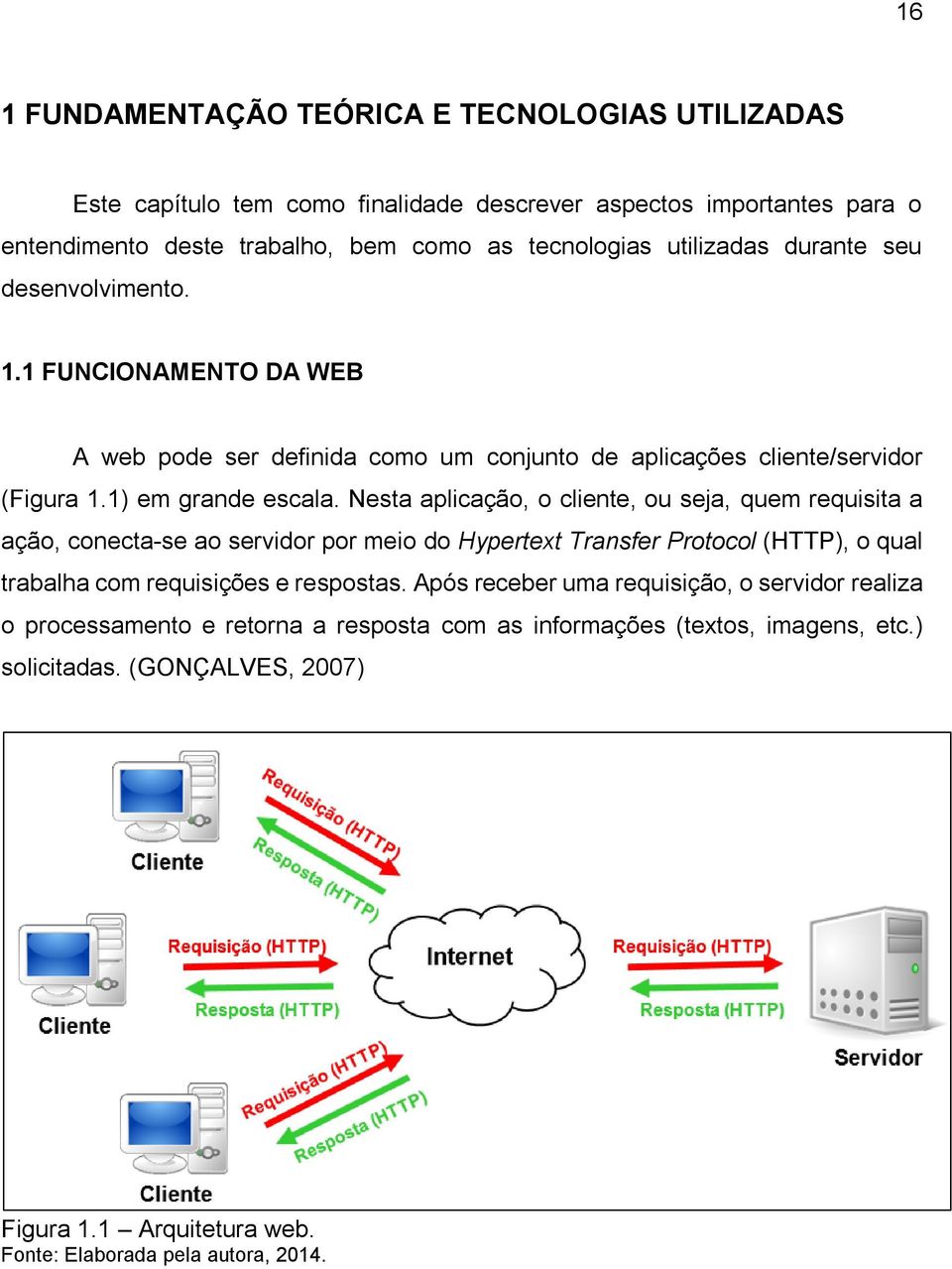 Nesta aplicação, o cliente, ou seja, quem requisita a ação, conecta-se ao servidor por meio do Hypertext Transfer Protocol (HTTP), o qual trabalha com requisições e respostas.