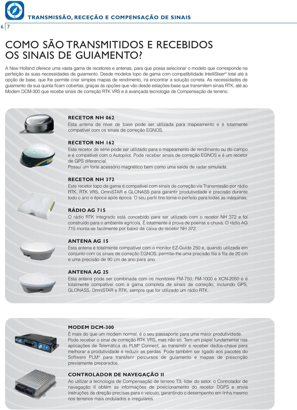 Desde modelos topo de gama com compatibilidade IntelliSteer total até à opção de base, que lhe permite criar simples mapas de rendimento, irá encontrar a solução correta.