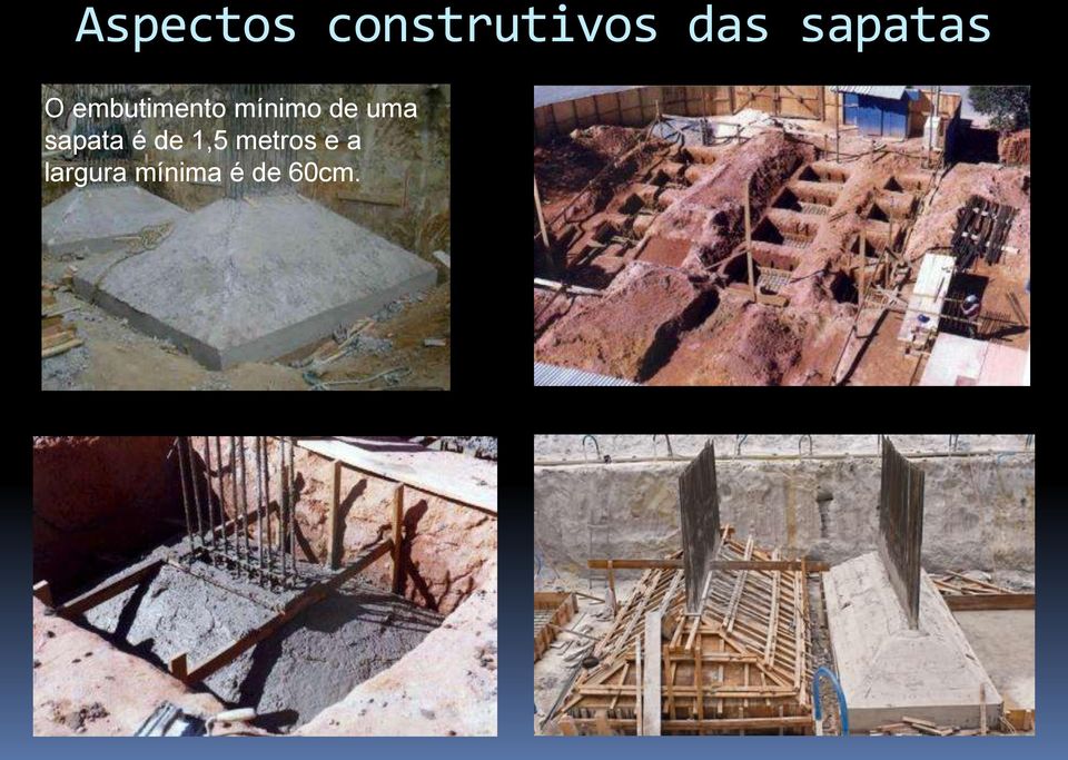 de uma sapata é de 1,5