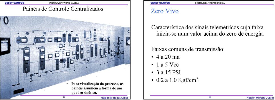 21 Para visualização do processo, os painéis assumem a forma de um quadro