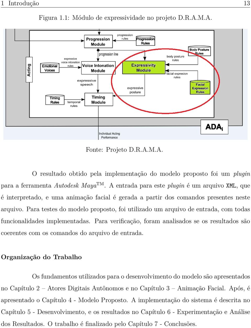 Para testes do modelo proposto, foi utilizado um arquivo de entrada, com todas funcionalidades implementadas.