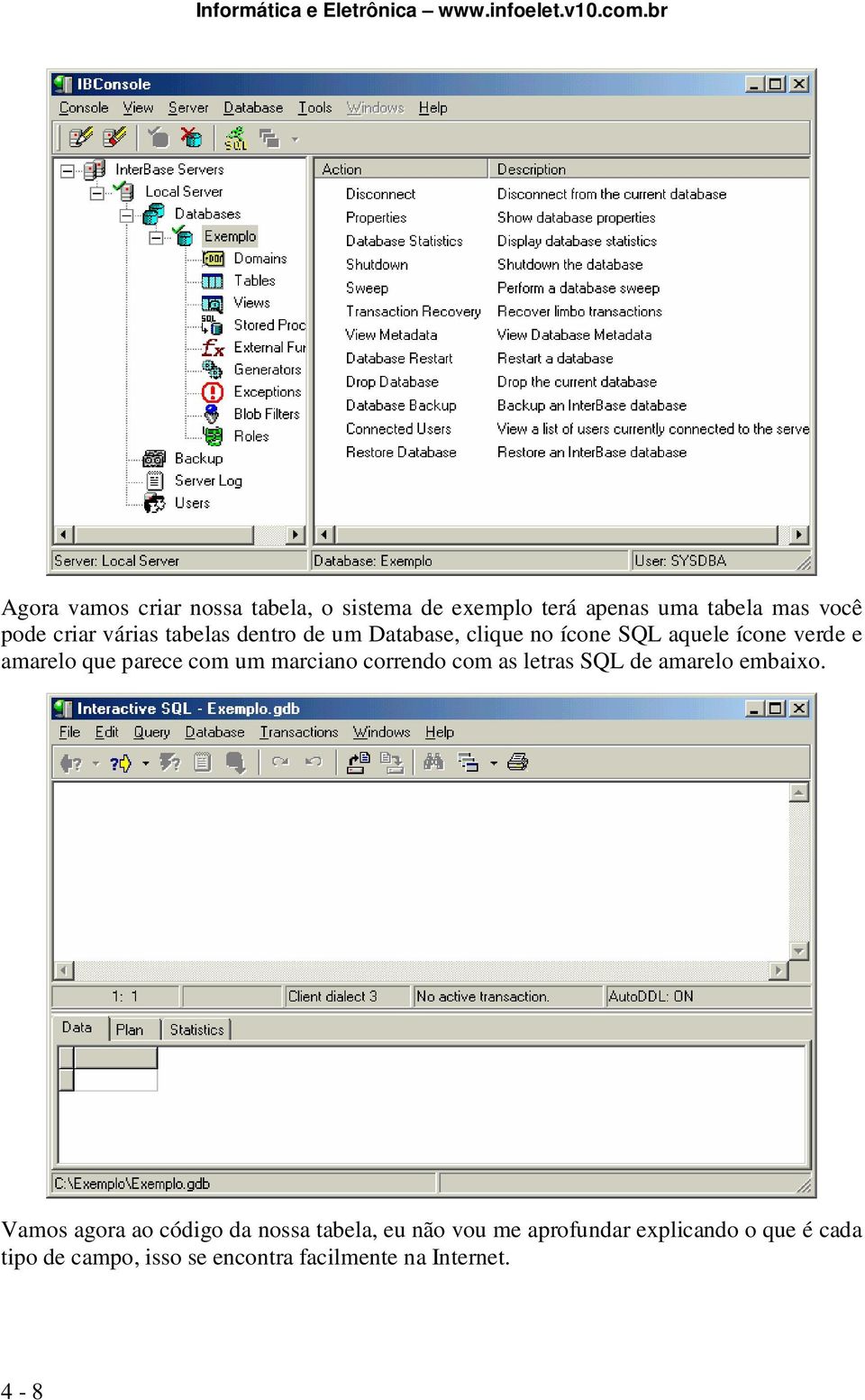 com um marciano correndo com as letras SQL de amarelo embaixo.