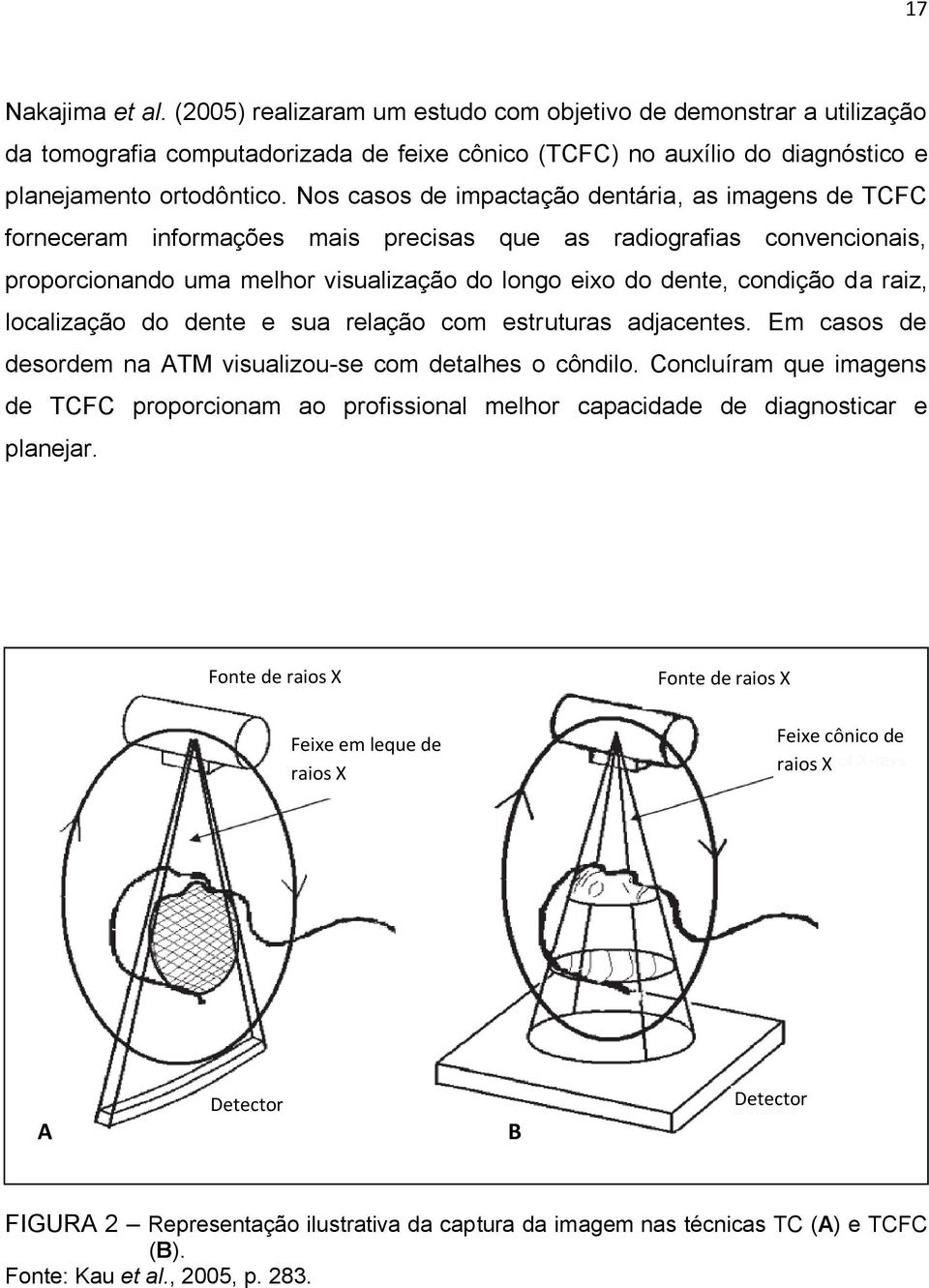 raiz, localização do dente e sua relação com estruturas adjacentes. Em casos de desordem na ATM visualizou-se com detalhes o côndilo.