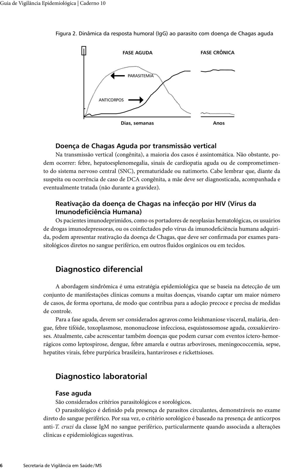 transmissão vertical (congênita), a maioria dos casos é assintomática.