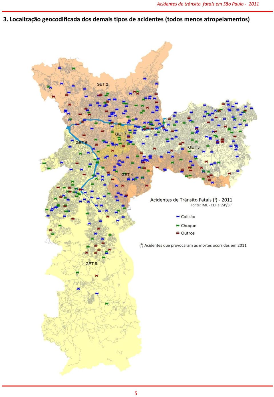 Localização geocodificada dos