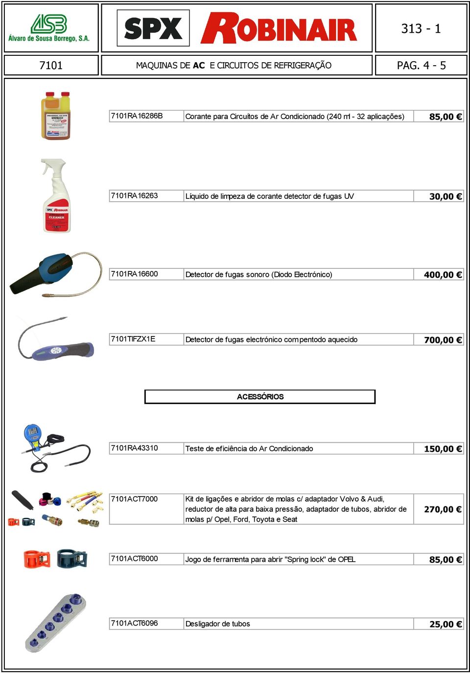 eficiência do Ar Condicionado 150,00 ACT7000 Kit de ligações e abridor de molas c/ adaptador Volvo & Audi, reductor de alta para baixa pressão, adaptador de