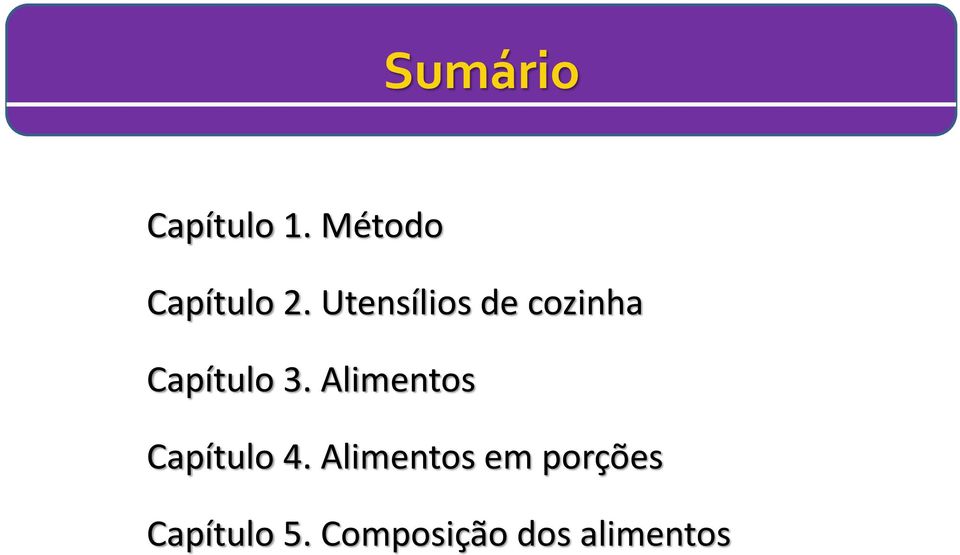 Alimentos Capítulo 4.