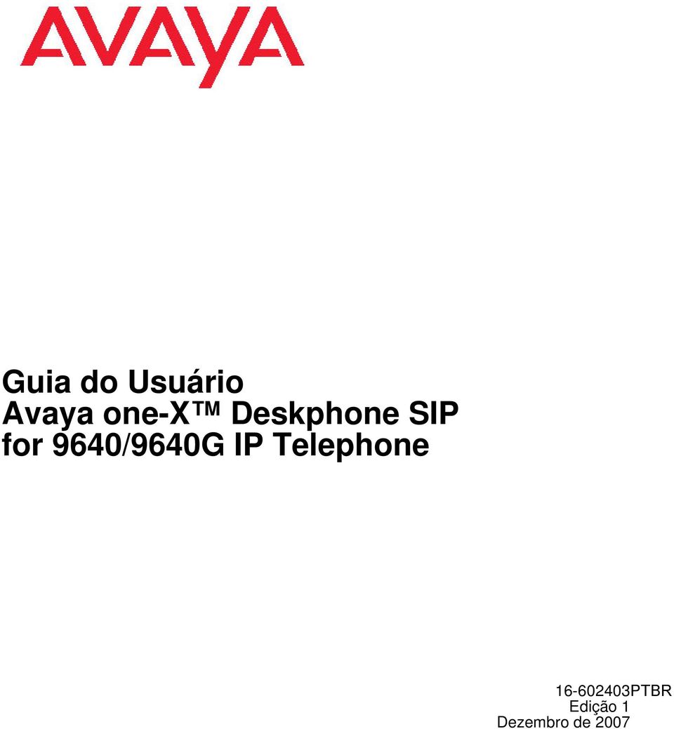 9640/9640G IP Telephone
