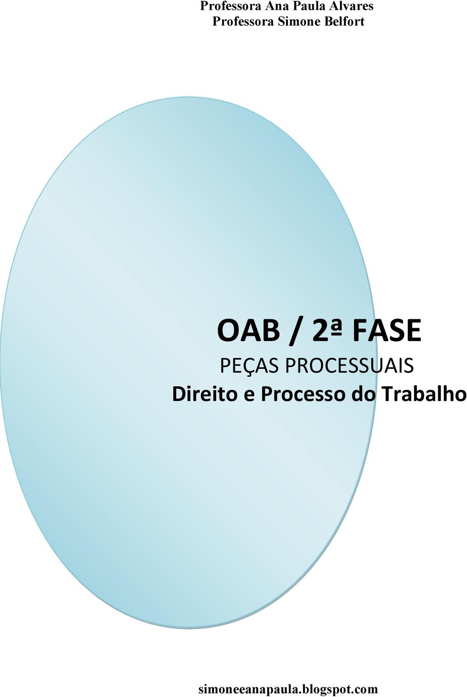 OAB / 2ª FASE PEÇAS