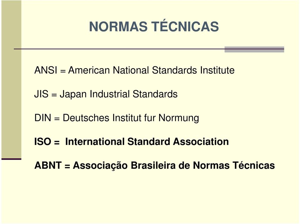 Deutsches Institut fur Normung ISO = International