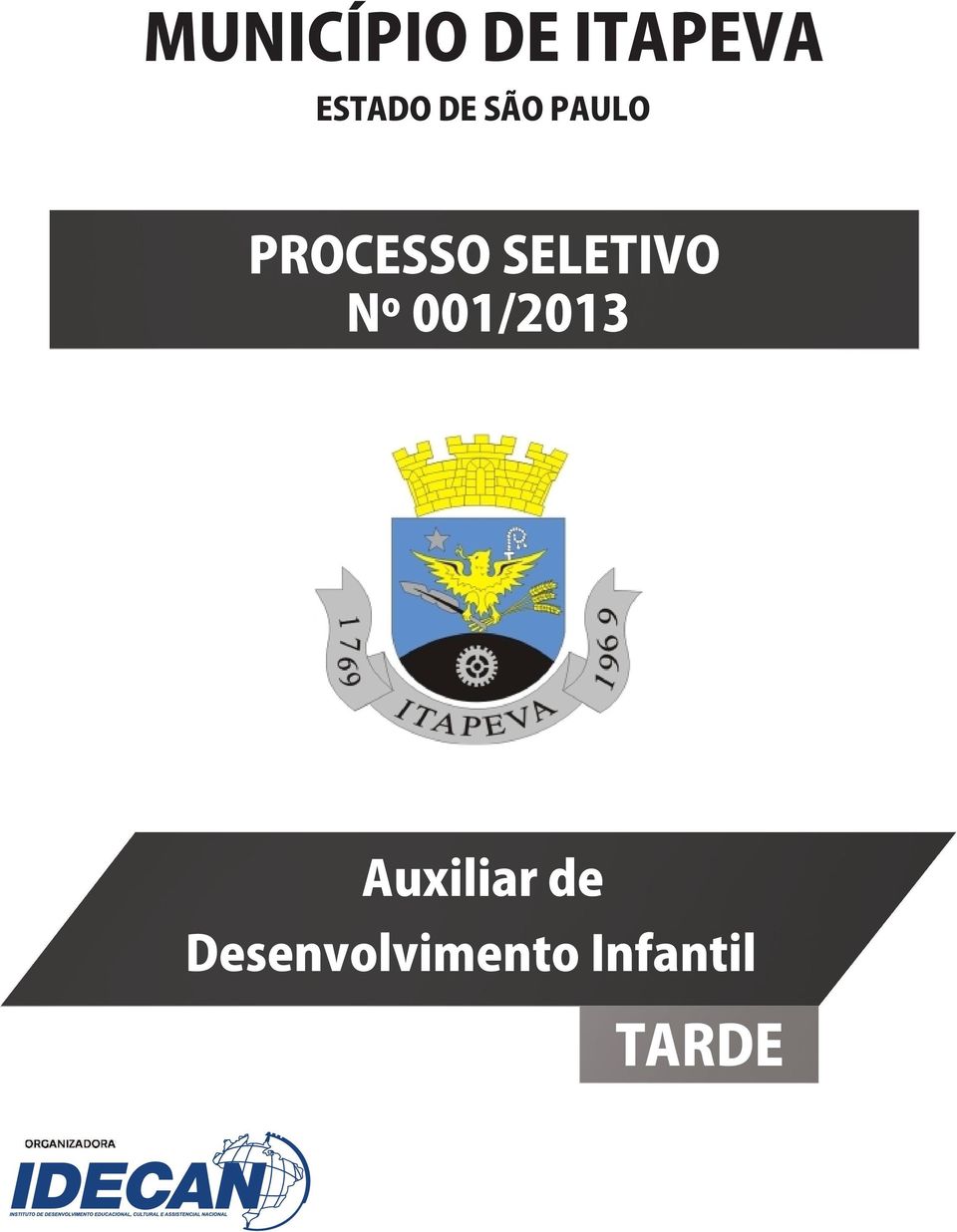 SELETIVO Nº 001/2013