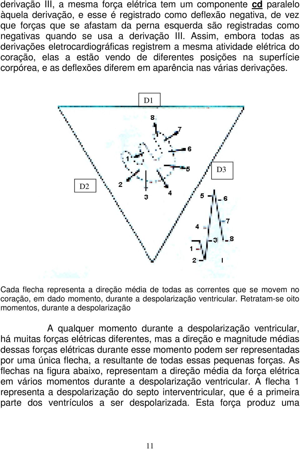 Assim, embora todas as derivações eletrocardiográficas registrem a mesma atividade elétrica do coração, elas a estão vendo de diferentes posições na superfície corpórea, e as deflexões diferem em