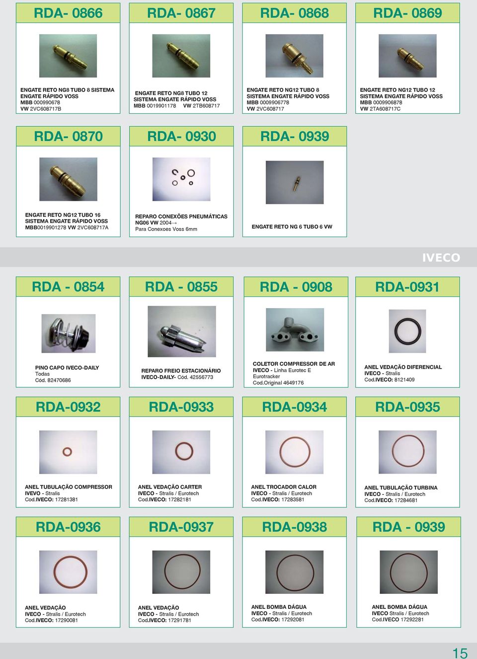 RETO NG12 TUBO 16 SISTEMA ENGATE RÁPIDO VOSS MBB0019901278 VW 2VC608717A REPARO CONEXÕES PNEUMÁTICAS NG06 VW 2004 Para Conexoes Voss 6mm ENGATE RETO NG 6 TUBO 6 VW RDA - 0854 RDA - 0855 RDA - 0908