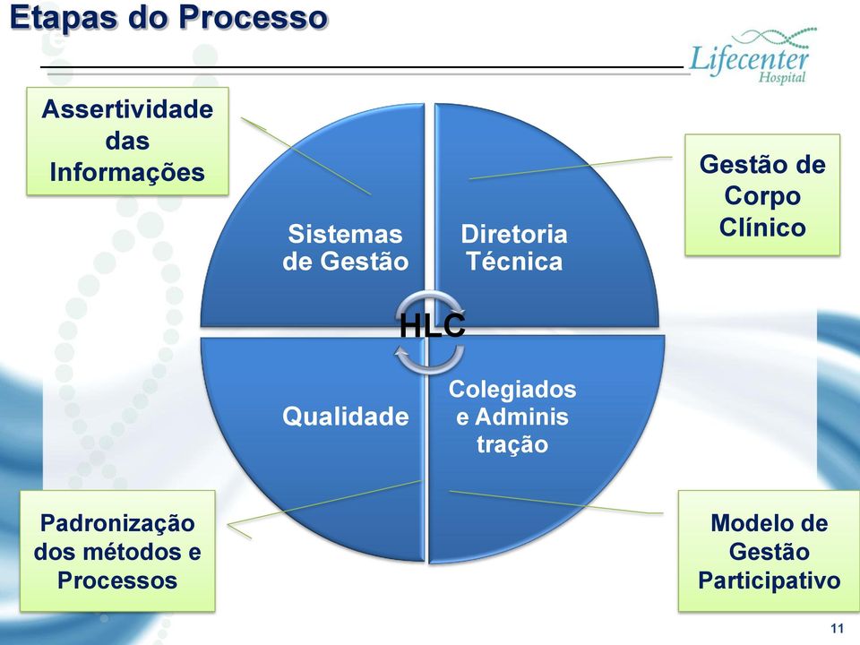 Corpo Clínico HLC Qualidade Colegiados e Adminis tração