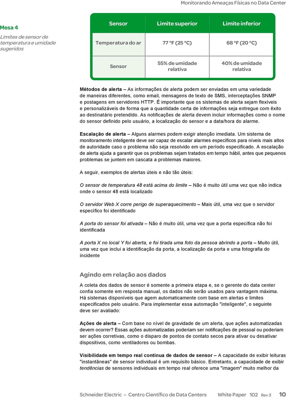 É importante que os sistemas de alerta sejam flexíveis e personalizáveis de forma que a quantidade certa de informações seja entregue com êxito ao destinatário pretendido.