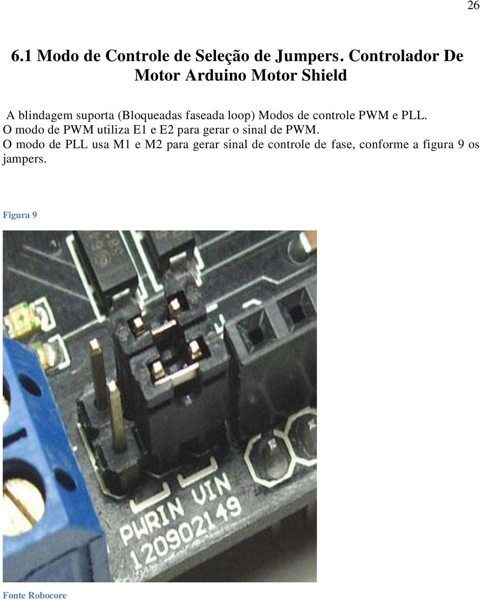 loop) Modos de controle PWM e PLL.