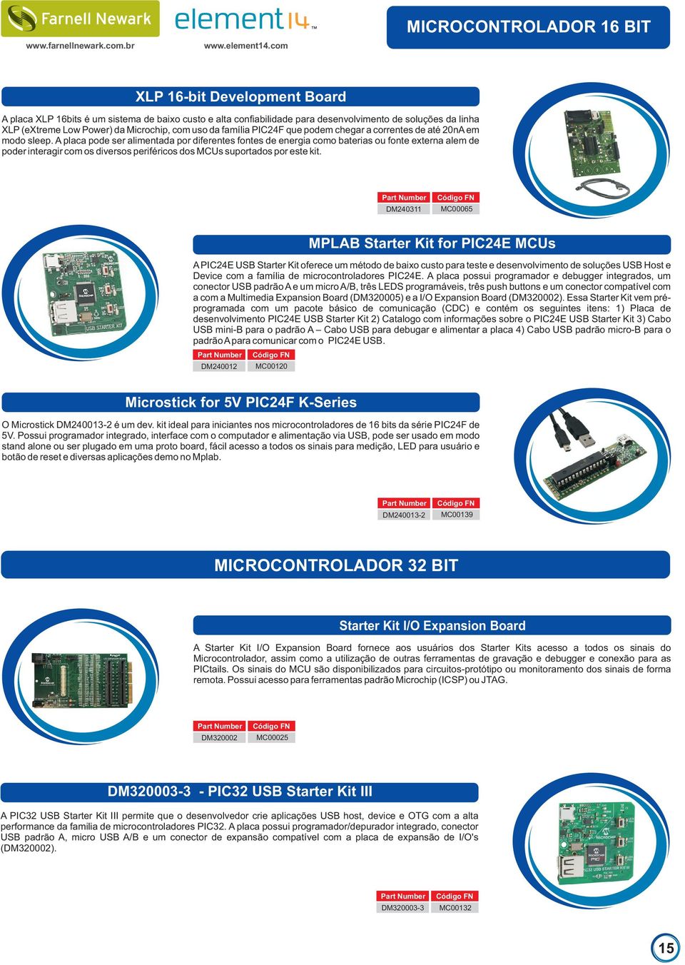 A placa pode ser alimentada por diferentes fontes de energia como baterias ou fonte externa alem de poder interagir com os diversos periféricos dos MCUs suportados por este kit.