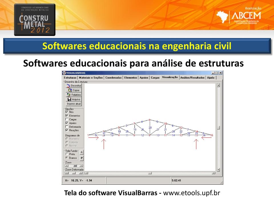 educacionais para análise de