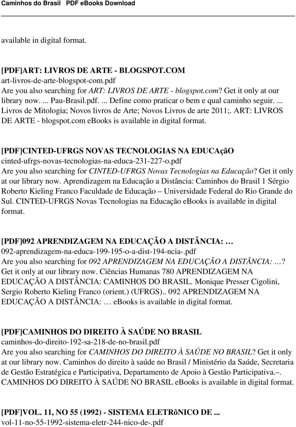 com ebooks is available in digital format. [PDF]CINTED-UFRGS NOVAS TECNOLOGIAS NA EDUCAçãO cinted-ufrgs-novas-tecnologias-na-educa-231-227-o.