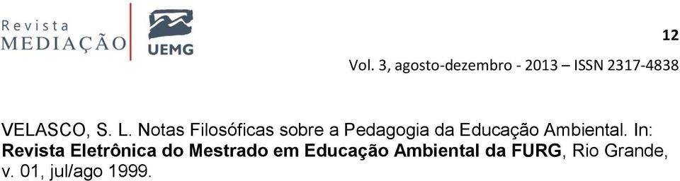 Educação Ambiental.