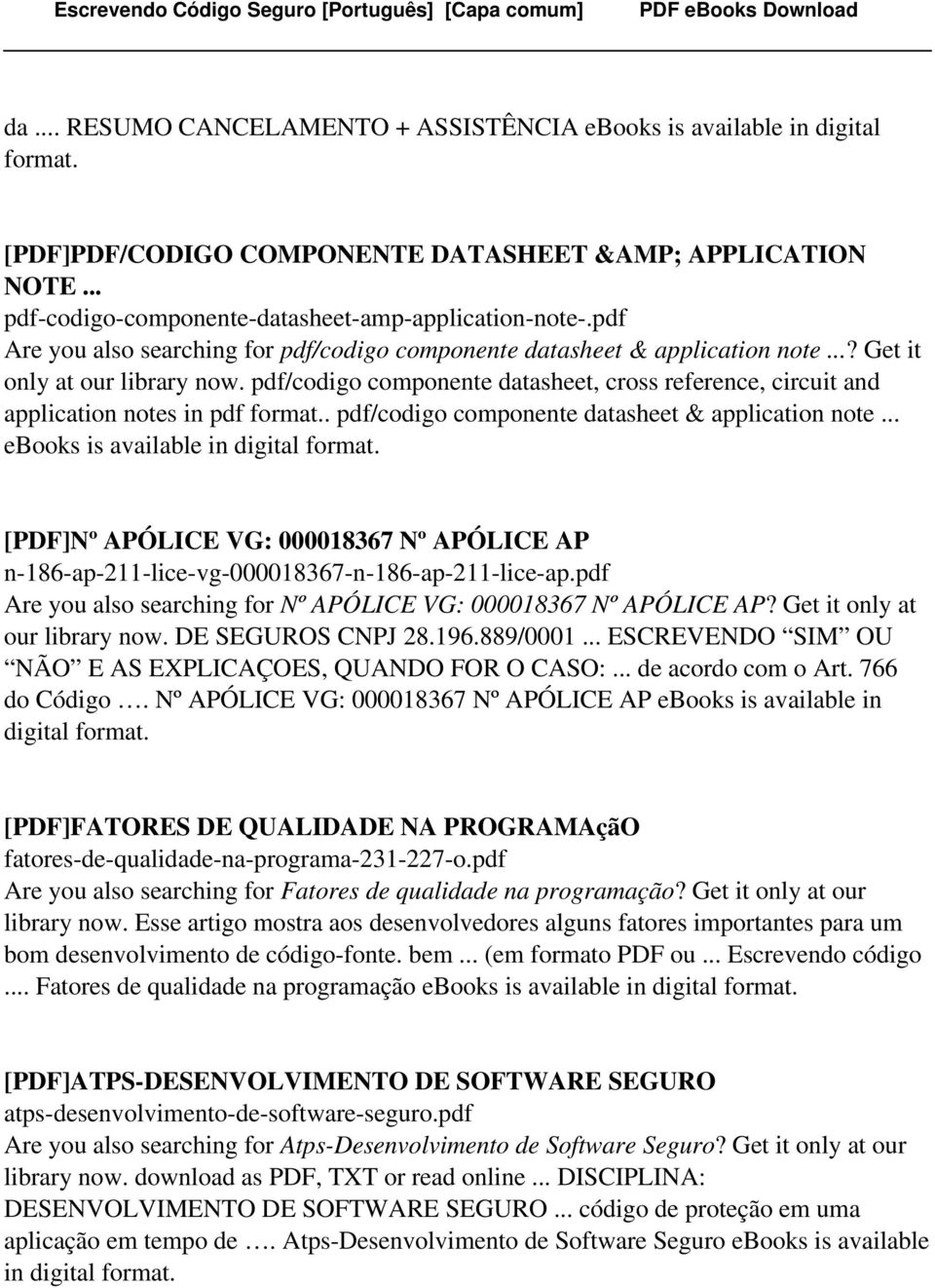 pdf/codigo componente datasheet, cross reference, circuit and application notes in pdf format.. pdf/codigo componente datasheet & application note.