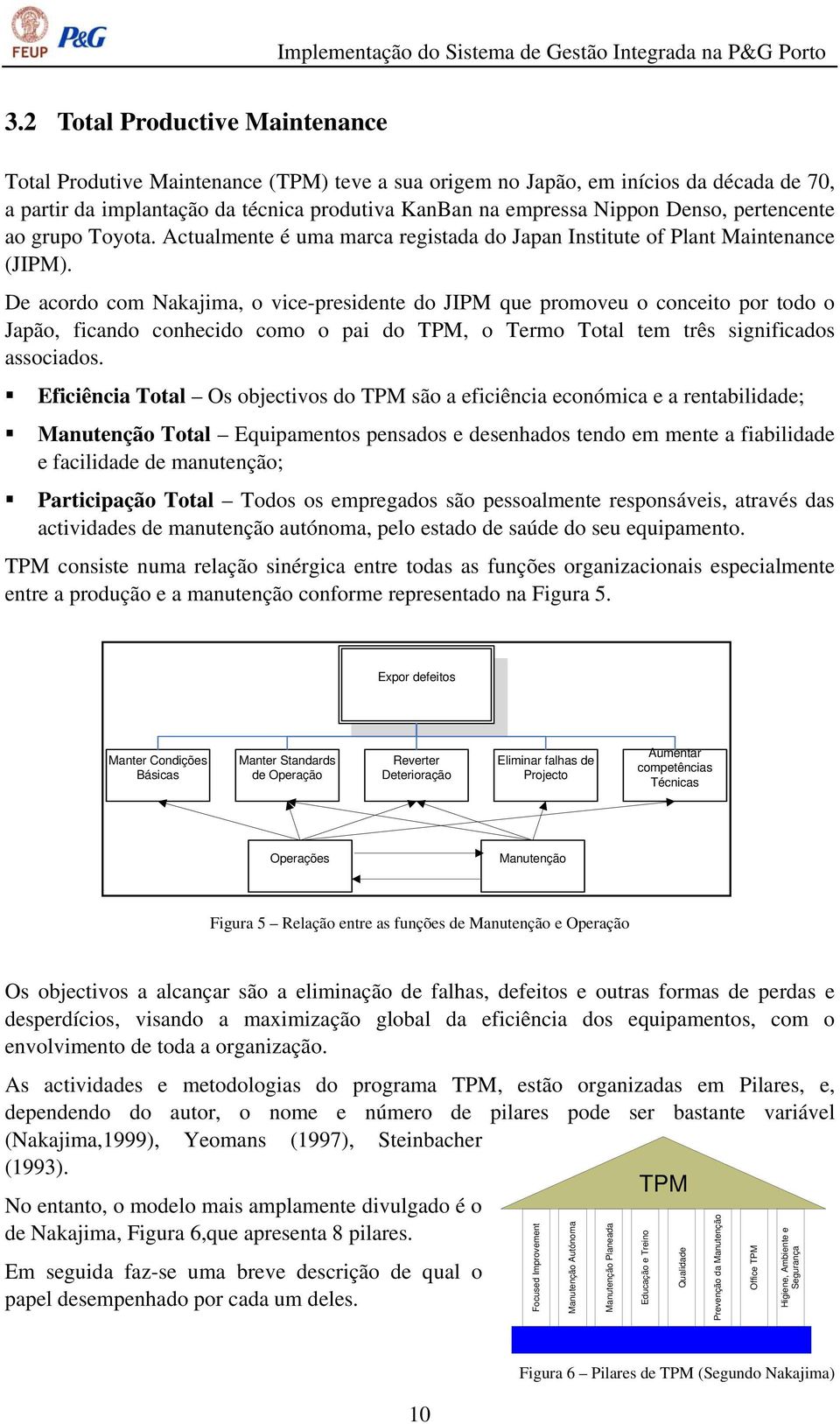 De acordo com Nakajima, o vice-presidente do JIPM que promoveu o conceito por todo o Japão, ficando conhecido como o pai do TPM, o Termo Total tem três significados associados.