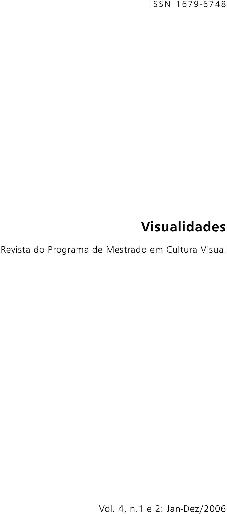 Programa de Mestrado em