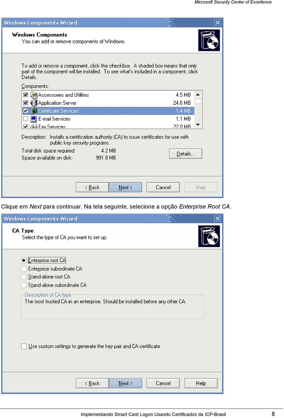 Enterprise Root CA.