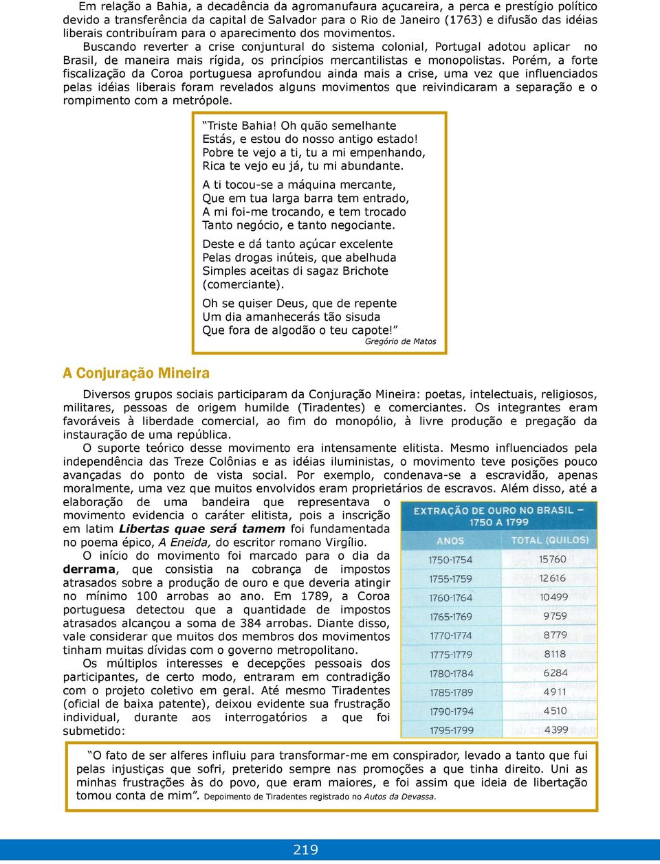 Buscando reverter a crise conjuntural do sistema colonial, Portugal adotou aplicar no Brasil, de maneira mais rígida, os princípios mercantilistas e monopolistas.