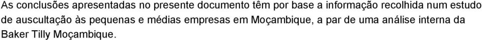 auscultação às pequenas e médias empresas em