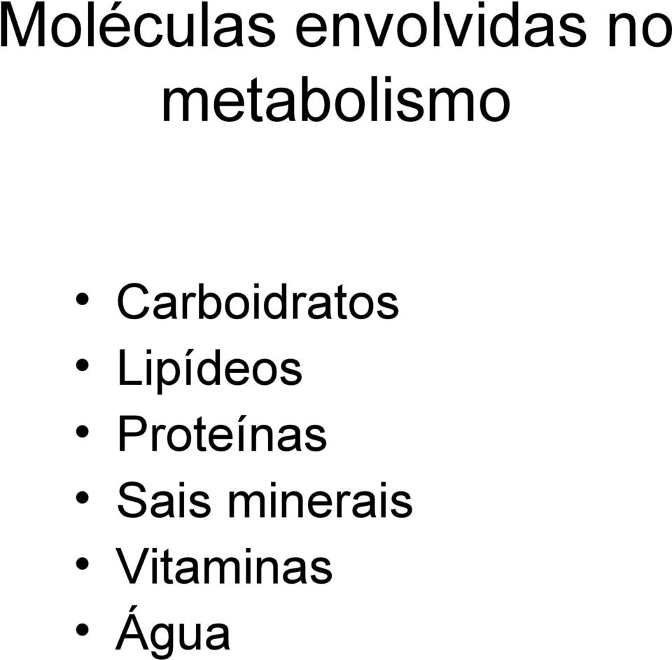 Carboidratos Lipídeos