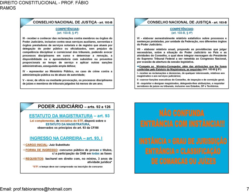 registro que atuem por delegação do poder público ou oficializados, sem prejuízo da competência disciplinar e correicional dos tribunais, podendo avocar processos disciplinares em curso e determinar