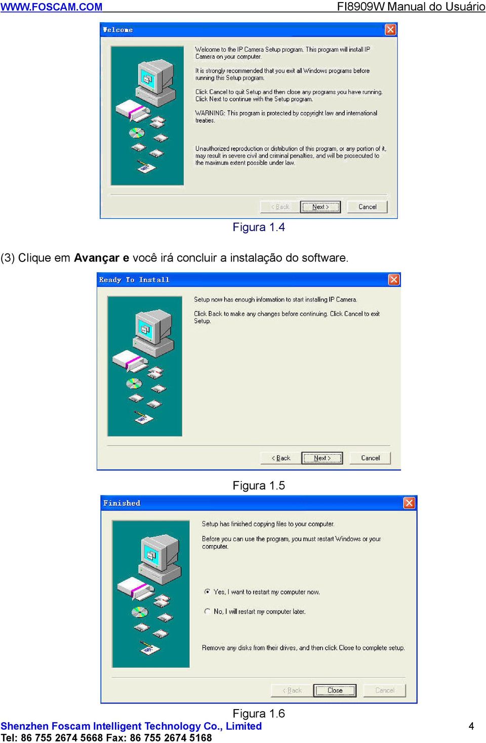 concluir a instalação do software.