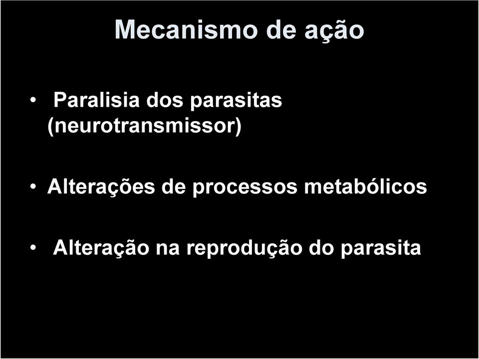 Alterações de processos