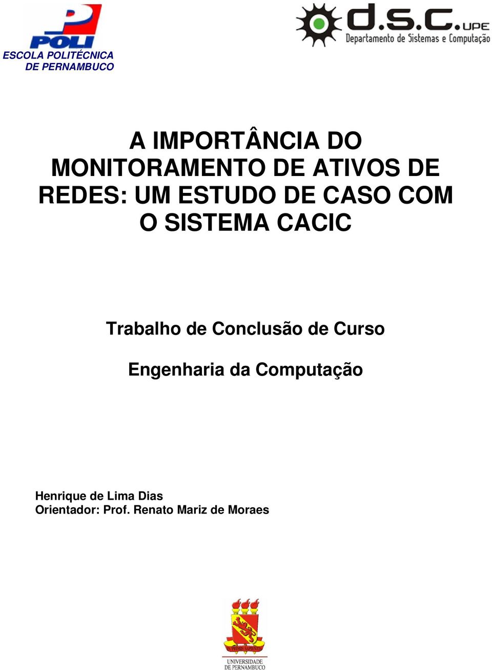 Conclusão de Curso Engenharia da Computação