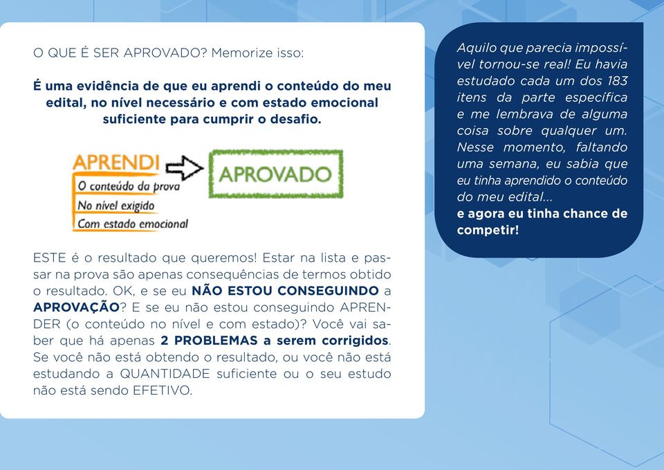 Nesse momento, faltando uma semana, eu sabia que eu tinha aprendido o conteúdo do meu edital... e agora eu tinha chance de competir! ESTE é o resultado que queremos!