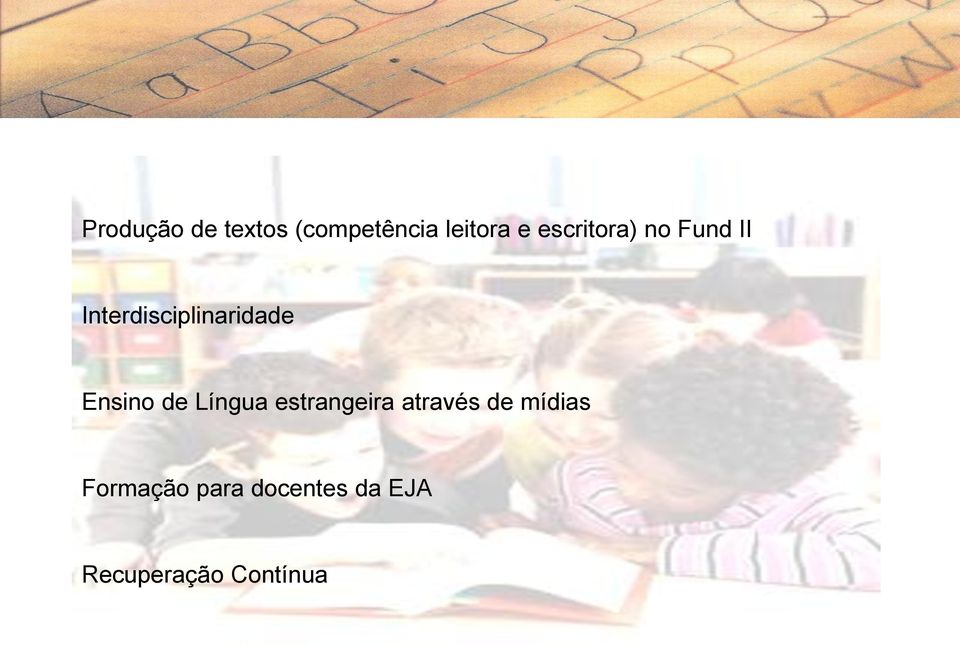 Ensino de Língua estrangeira através de