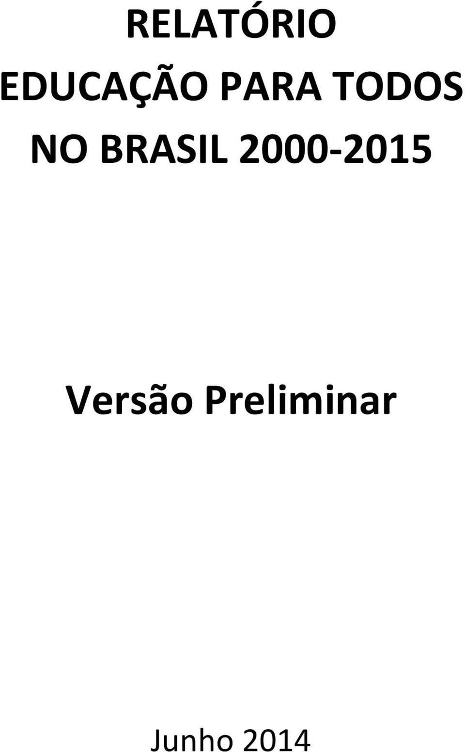 BRASIL 2000-2015