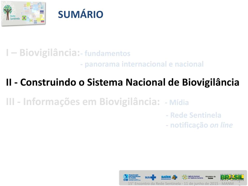 Construindo o III - Informações em